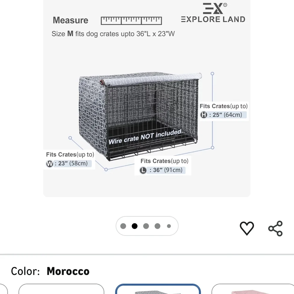 Dog Crate Cover 36